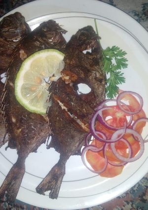 A picture of Spicy fried fish.