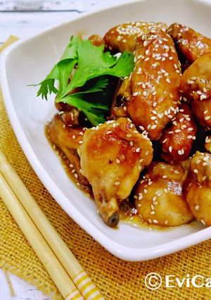 Foto resep Sesame Chicken Wings / Sayap Ayam bumbu wijen