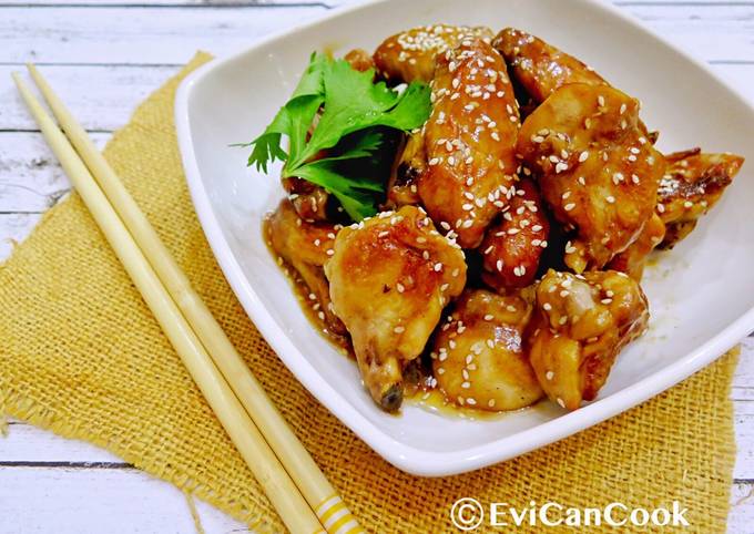 Sesame Chicken Wings / Sayap Ayam bumbu wijen