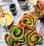 Cara Gampang Menyiapkan Roti Tawar Rainbow, Enak
