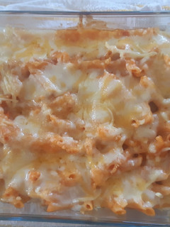 Una foto de Macarrones con bechamel