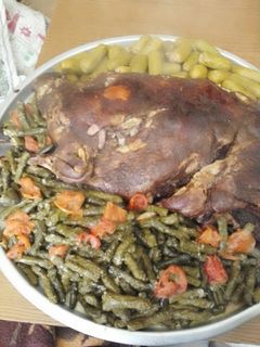 صورة لوصفة خاروف محشي ورق عنب وكوسا