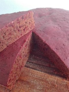 Una foto de Torta de remolacha con harina integral