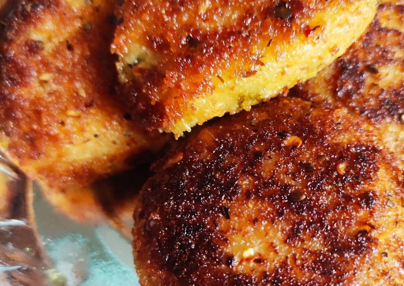 Leftover tuvar dal cutlets