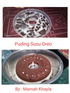 Foto resep Puding Susu Oreo