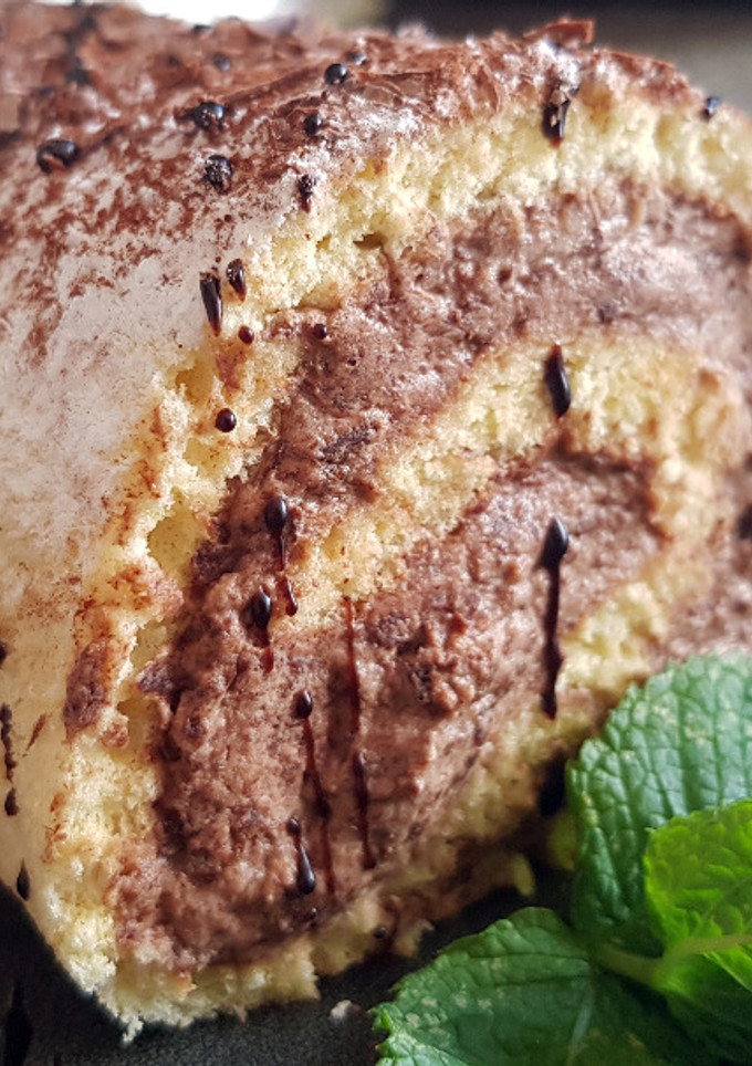 Una foto de Brazo de Gitano relleno de Trufa