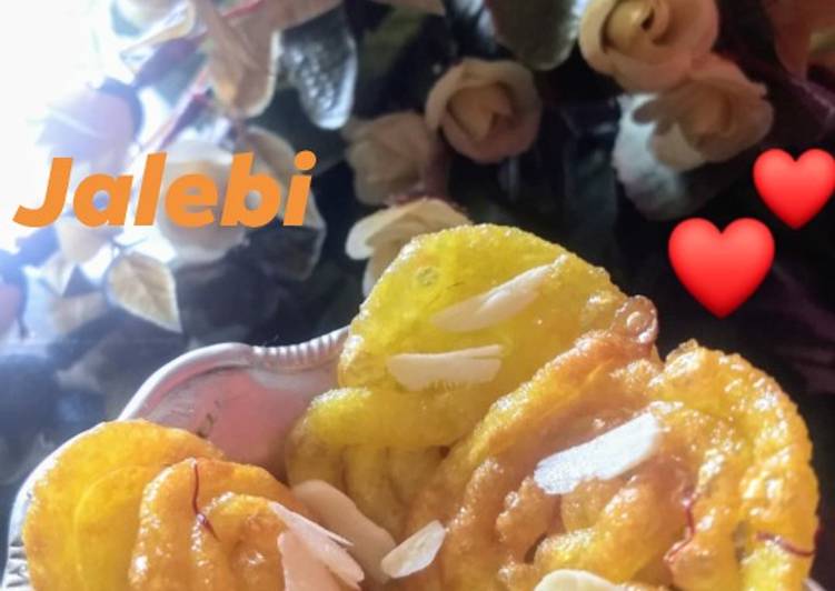 Recipe of Super Quick Homemade Jalebi