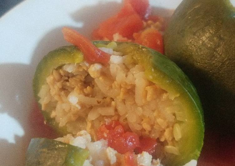 Zapallitos rellenos a la cacerola... VEGANOS!