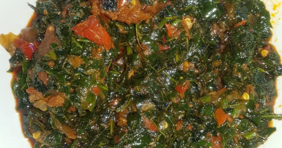 Simple Ugu Recipe by Ummee makarfee - Cookpad