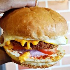 A picture of Aloo Tikki Burger.