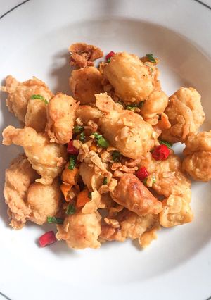 Foto resep Ayam Cabai Garam (Spicy Chilli Fried Chicken)