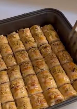 صورة لوصفة بقلاوة البف باستري