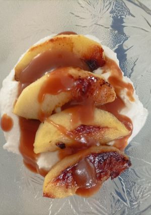 Une photo de Verrine de ricotta aux pommes