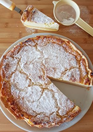 Foto di Migliaccio napoletano con pasta brisé