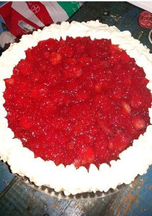 Una foto de Tarta de frutilla