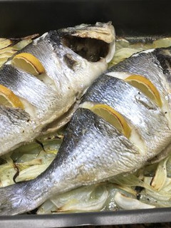 Una foto de Dorada al horno