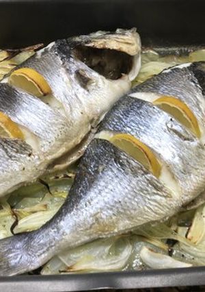 Una foto de Dorada al horno