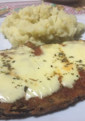 Una foto de Milanesas de berenjena
