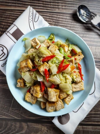 Cara Gampang Membuat Resep Tumis Sawi Putih Tahu yang  Bikin Ketagihan Anti Ribet, Bisa Manjain Lidah