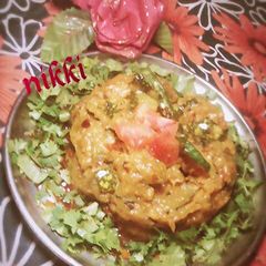 A picture of Khatta Mitha kaddu.