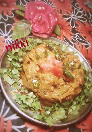 A picture of Khatta Mitha kaddu.