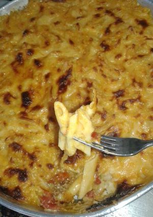 صورة لوصفة معكرونة بشاميل 🍴🍝😋
