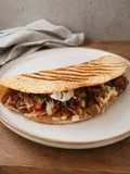 Ανοιχτό burrito με κοτόπουλο fahitas