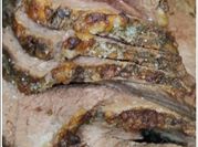 Una foto de carne de cuadril
