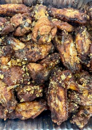 A picture of Honey Garlic Wings.