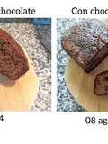 Bizcocho de plátanos y chocolate sin gluten en Amasadora