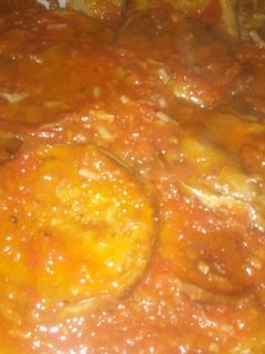 صورة لوصفة باذنجان بالصوص