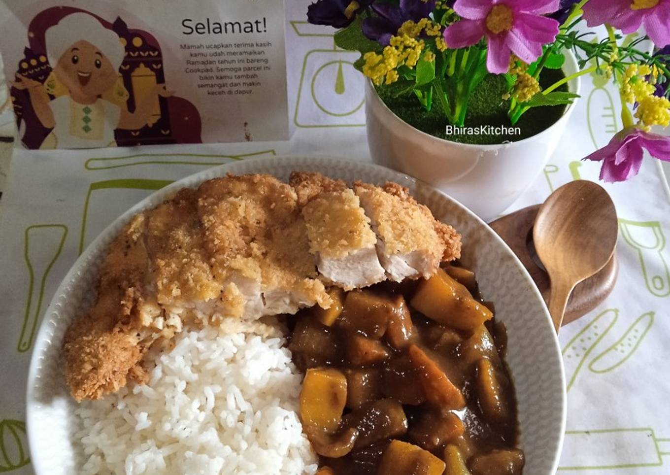 Curry Rice With Chicken Katsu