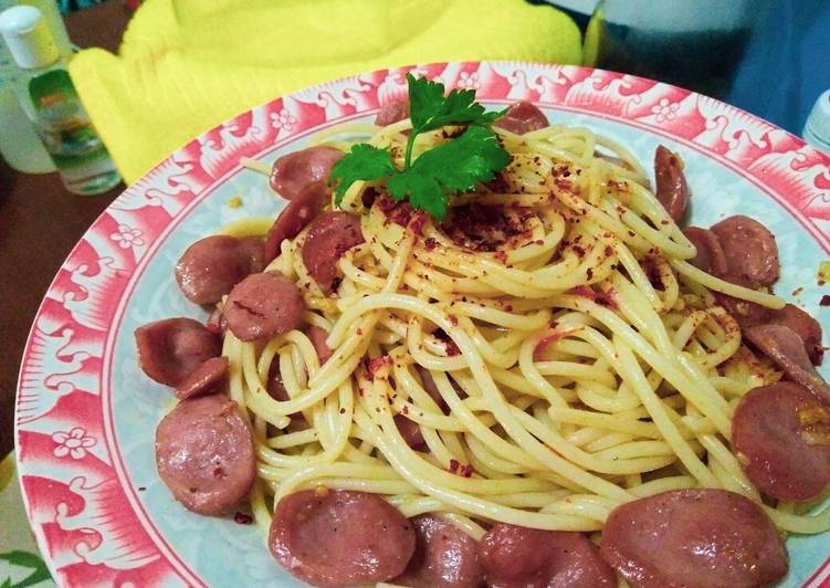 Bagaimana Menyiapkan Aglio e Olio Spaghetti 🍝, Menggugah Selera