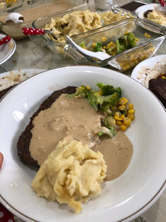 Foto resep Wagyu steak with mushroom sauce and mashed potatoes