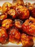 Barbecue and Beer Meatballs