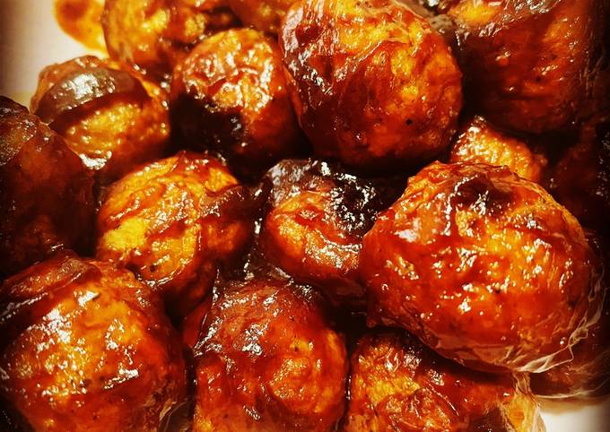 Barbecue and Beer Meatballs