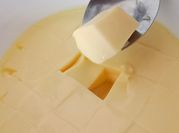 Una foto de flan salado