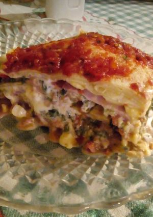 Una foto de Lasagna de carne