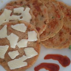 A picture of Sooji ka Cheese Chilla Recipe I Rava Cheese Chilla Recipe.