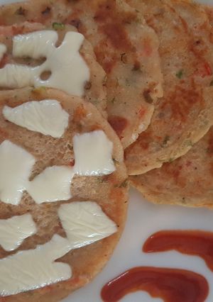 A picture of Sooji ka Cheese Chilla Recipe I Rava Cheese Chilla Recipe.