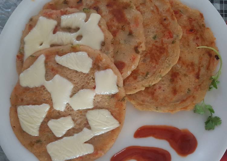 Steps to Prepare Ultimate Sooji ka Cheese Chilla Recipe I Rava Cheese Chilla Recipe