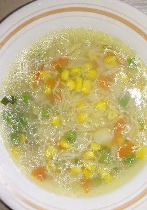 صورة لوصفة شوربة الخضار