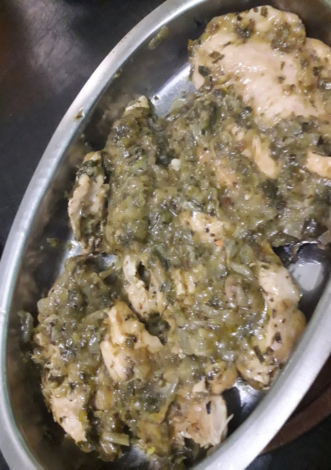 Una foto de Pechugas de pollo a la olla