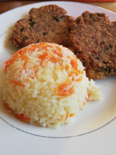Una foto de Arroz con Zanahoria