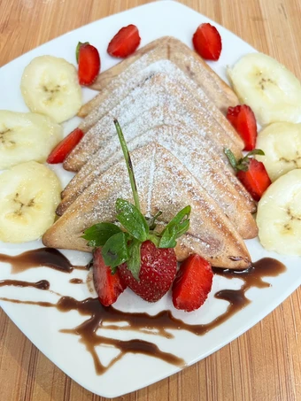 Langkah Gampang Membikin Resep  Kue Cubit Stroberi (menggunakan Sandwich Toaster) yang Lezat Sekali, Enak