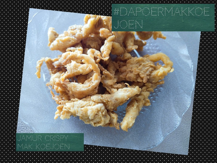 Resep Jamur Tiram Crispy, Sempurna