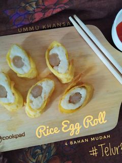 Foto resep Rice Egg Roll