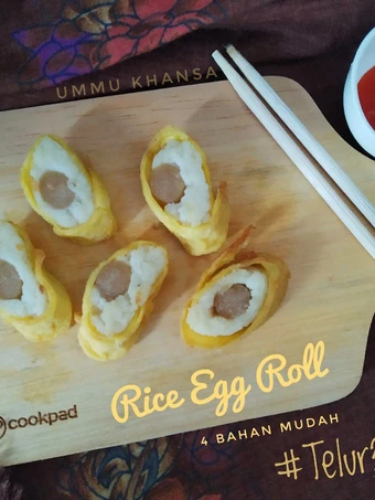 Langkah Mudah untuk Membuat Resep Rice Egg Roll yang Lezat Anti Ribet, Uenak Banget