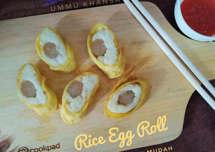 Langkah Mudah untuk Menyiapkan Rice Egg Roll yang Menggugah Selera