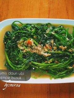 Foto resep Tumis daun ubi tempe busuk (29_GAS2025)